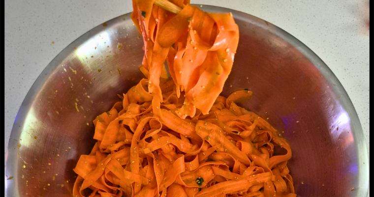 Carrot Ribbon Salad (Viral TikTok Recipe but BETTER)